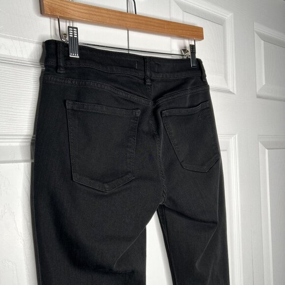 DL1961 Emma Riker Black Denim Low Rise Instasculpt Skinny Jeans Women's Size 28 - Picture 9 of 14